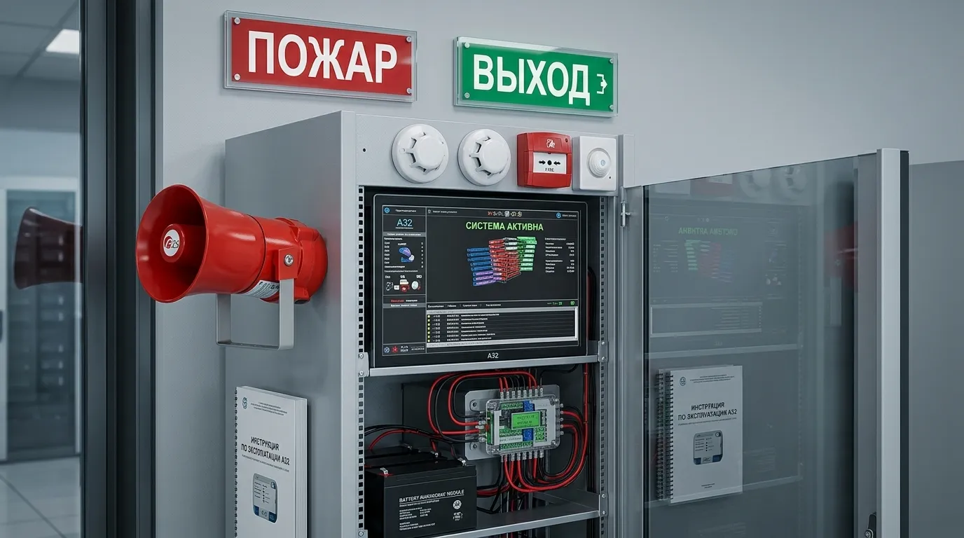 Монтаж систем оповещения и управления эвакуацией СОУЭ