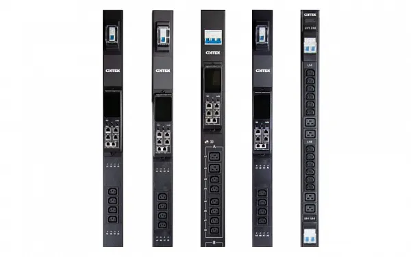 Распределение питания в стойке PDU